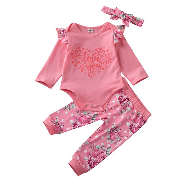 2020 valentine's day infant baby girl kid long sleeves o-neck flower printed pants outfit clothes, White
2020 valentine's day infant baby girl kid long sleeves o-neck flower printed pants outfit clothes, White