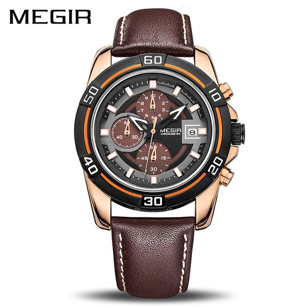 megir brand men business watch luxury leather strap chronograph quartz wrist watches clock men relogio masculino 2023, Slivery;brown
megir brand men business watch luxury leather strap chronograph quartz wrist watches clock men relogio masculino 2023, Slivery;brown