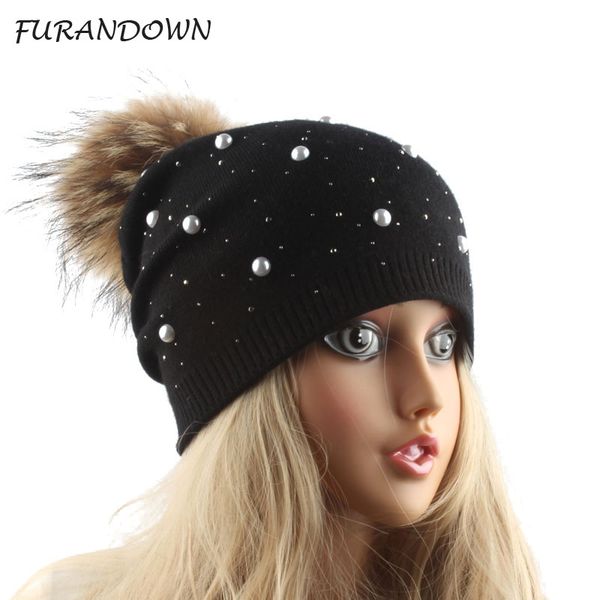 real fur pom pom hat winter hats for women pearl wool knitted hat women's winter cap rhinestone skullies beanies, Blue;gray
real fur pom pom hat winter hats for women pearl wool knitted hat women's winter cap rhinestone skullies beanies, Blue;gray