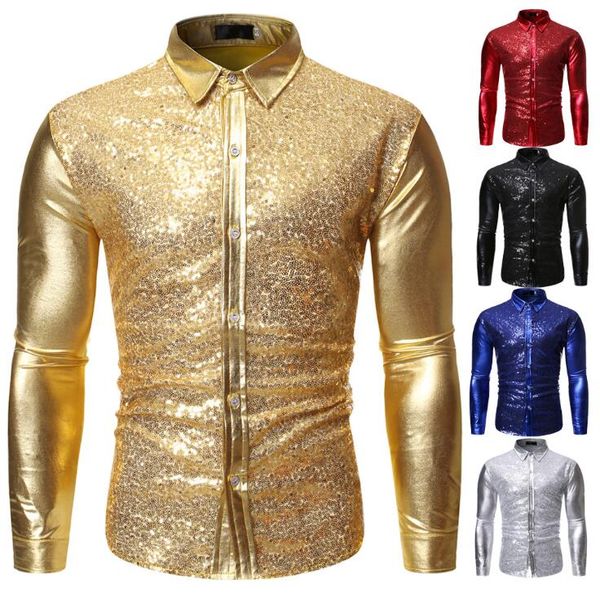 men's night club multicolored european-code shirt men's sequin stamping dance shirt zt-cs86, White;black
men's night club multicolored european-code shirt men's sequin stamping dance shirt zt-cs86, White;black