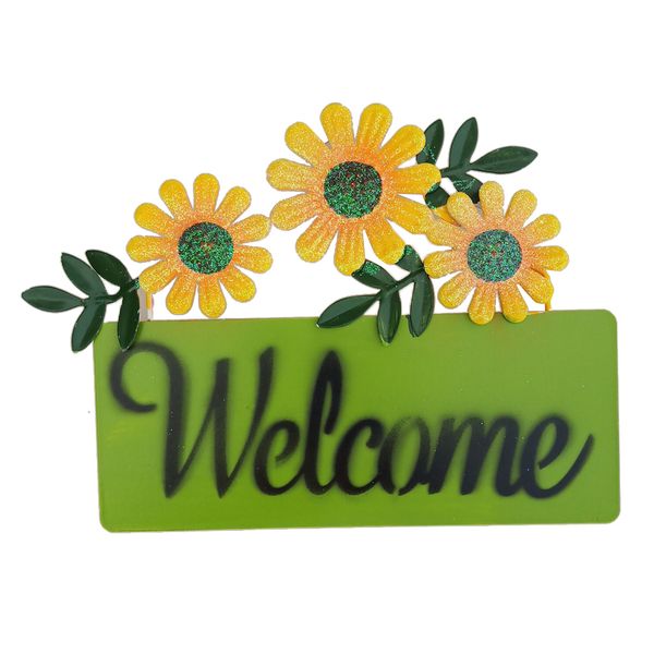 handcrafts metal sunflower welcome sign front door decor hanging outdoor wreath decorative door porch bar cafe shop store
handcrafts metal sunflower welcome sign front door decor hanging outdoor wreath decorative door porch bar cafe shop store