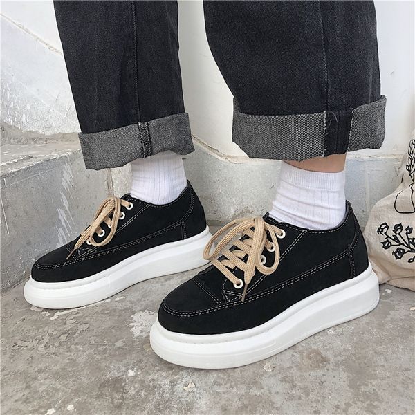 korean shoes all-match casual female sneakers shose women platform round toe 2020 new dress creepers small summer cross, Black
korean shoes all-match casual female sneakers shose women platform round toe 2020 new dress creepers small summer cross, Black