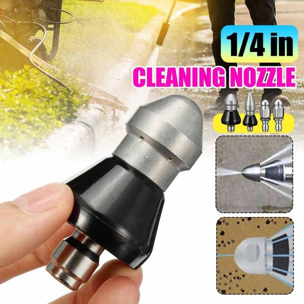 pressure washer drain / sewer cleaning jetter nozzle rotary cleaning nozzle stainless steel
pressure washer drain / sewer cleaning jetter nozzle rotary cleaning nozzle stainless steel