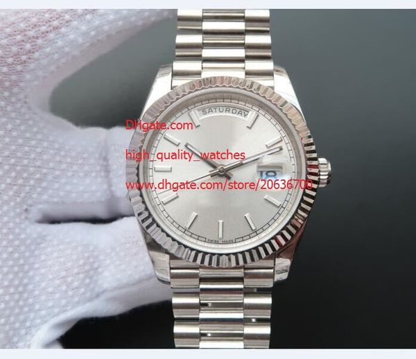 luxury men's automatic sapphire watches silver dial dial 41mm men full steel day date ii watch mens 228239 wristwatches, Slivery;brown
luxury men's automatic sapphire watches silver dial dial 41mm men full steel day date ii watch mens 228239 wristwatches, Slivery;brown