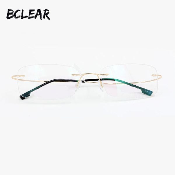 bclear мода lightness unisex оправы памяти титанового сплава rimless оптические frame гибкие предписание spectacle очки, Black
bclear мода lightness unisex оправы памяти титанового сплава rimless оптические frame гибкие предписание spectacle очки, Black
