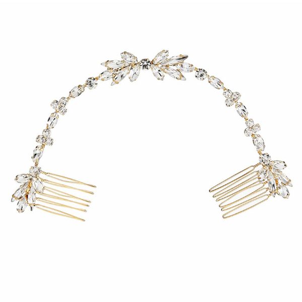 crystal bride hair comb wedding hair accessories handmade simulated pearls bridal headdress ornaments jewelry, Golden;white
crystal bride hair comb wedding hair accessories handmade simulated pearls bridal headdress ornaments jewelry, Golden;white