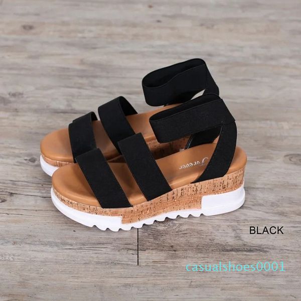 2020 fashion solid platform sandals women serpentine peep toe mid heel wedges ankle buckle strap sandal women c01, Black
2020 fashion solid platform sandals women serpentine peep toe mid heel wedges ankle buckle strap sandal women c01, Black