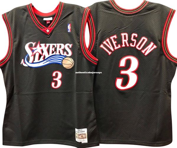allen iverson #3 black sewn vintage jersey mens vest size xs-6xl stitched basketball jerseys ncaa, Black;blue
allen iverson #3 black sewn vintage jersey mens vest size xs-6xl stitched basketball jerseys ncaa, Black;blue