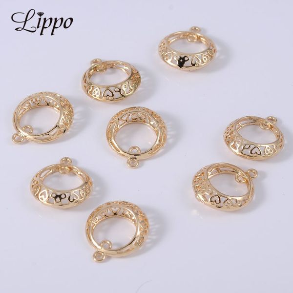 20pcs embellishment double hole round basket charm pendant, Bronze;silver
20pcs embellishment double hole round basket charm pendant, Bronze;silver