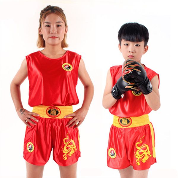 children adults martial arts sanda boxing jersey trunk suit competition muay thai trunks shorts fight training suit clothing, Blue
children adults martial arts sanda boxing jersey trunk suit competition muay thai trunks shorts fight training suit clothing, Blue