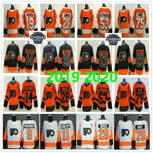 2019 stadium series philadelphia flyers claude giroux shayne gostisbehere travis konecny provorov jakub voracek carter hart hockey jerseys, Black;red
2019 stadium series philadelphia flyers claude giroux shayne gostisbehere travis konecny provorov jakub voracek carter hart hockey jerseys, Black;red