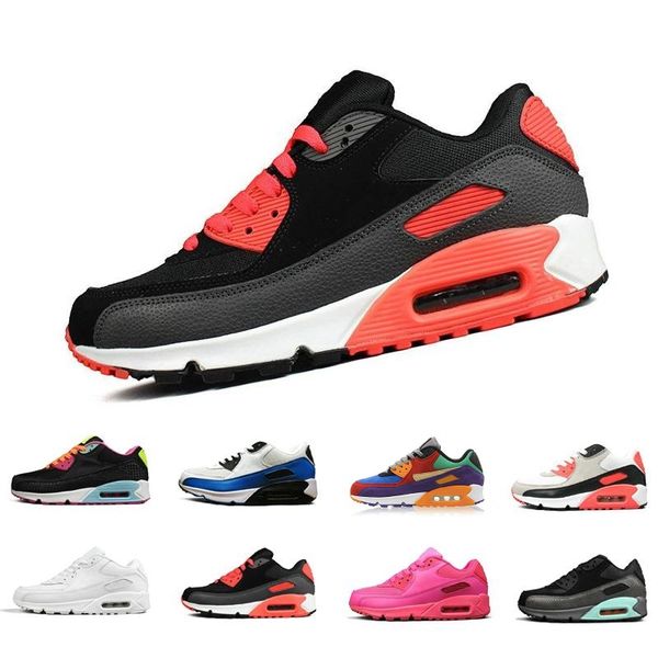 90 classic men women running shoes black red white sports trainer air cushion surface breathable sports sneakers
90 classic men women running shoes black red white sports trainer air cushion surface breathable sports sneakers