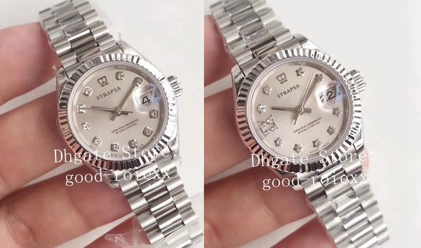 28mm ladys automatic 2671 watches women's watch eta 279175 steel ladies president 279174 sapphire 279160 girls women perpetual wristwat, Slivery;brown
28mm ladys automatic 2671 watches women's watch eta 279175 steel ladies president 279174 sapphire 279160 girls women perpetual wristwat, Slivery;brown