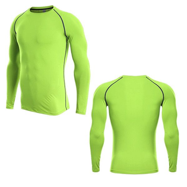 running shirts dry fit mens gym clothing scoop neck long sleeves yi diy underwear bio building suiit polyester apparel, Black;blue
running shirts dry fit mens gym clothing scoop neck long sleeves yi diy underwear bio building suiit polyester apparel, Black;blue