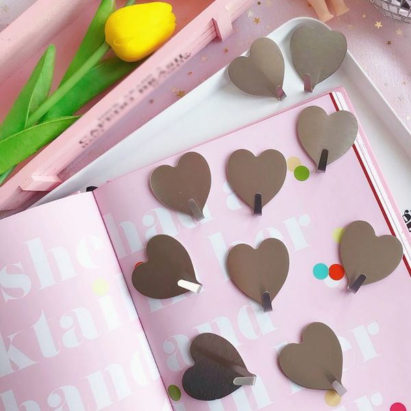 10pcs/set stainless steel festival party wall mounted hooks organizer storage heart-shaped self-adhesive silver hooks home decor
10pcs/set stainless steel festival party wall mounted hooks organizer storage heart-shaped self-adhesive silver hooks home decor