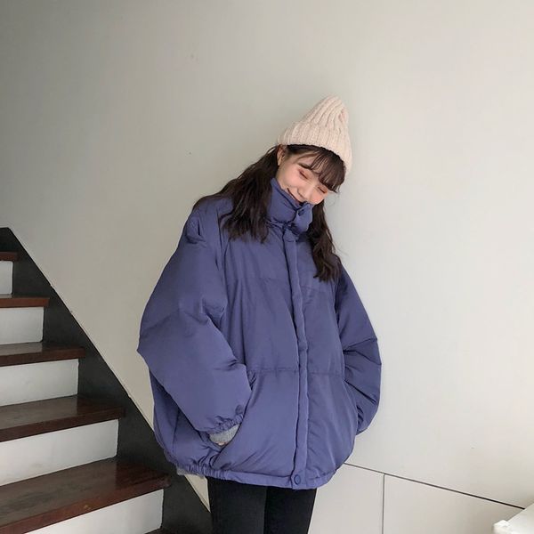 ead jacket female korean version 2019 winter new loose casual wild thick cotton clothing, Black
ead jacket female korean version 2019 winter new loose casual wild thick cotton clothing, Black