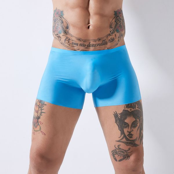 men underwear shorts underpants 3d pouch soft panties men's ultra-thin breathable boxer shorts ice silk smooth man panties, Black;white
men underwear shorts underpants 3d pouch soft panties men's ultra-thin breathable boxer shorts ice silk smooth man panties, Black;white
