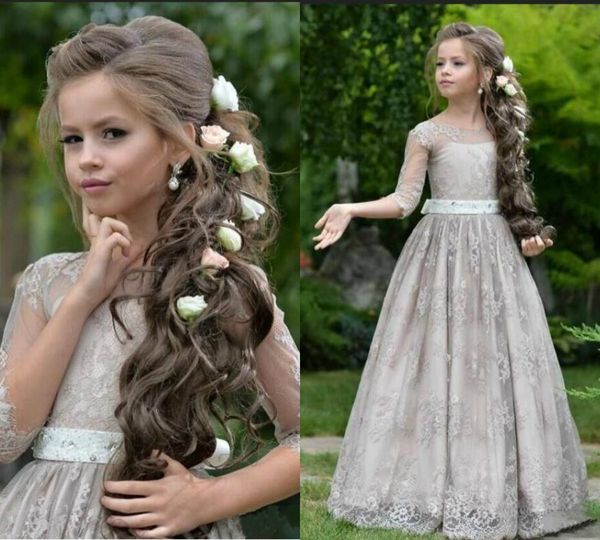 princess flower girls dresses teenager for wedding lace appliques ball gowns tulle half sleeves first communion dress 2019 pageant gowns, White;blue
princess flower girls dresses teenager for wedding lace appliques ball gowns tulle half sleeves first communion dress 2019 pageant gowns, White;blue