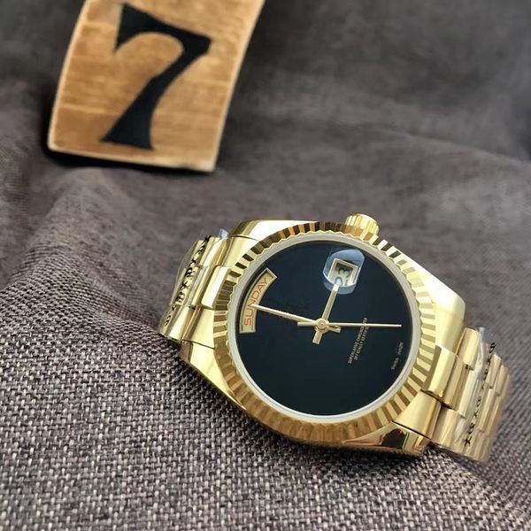 luxury 18 ct yellow gold daydate 40 self-winding mechanical movement black dial fluted bezel concealed folding crownclasp mens watch 228238, Slivery;brown
luxury 18 ct yellow gold daydate 40 self-winding mechanical movement black dial fluted bezel concealed folding crownclasp mens watch 228238, Slivery;brown