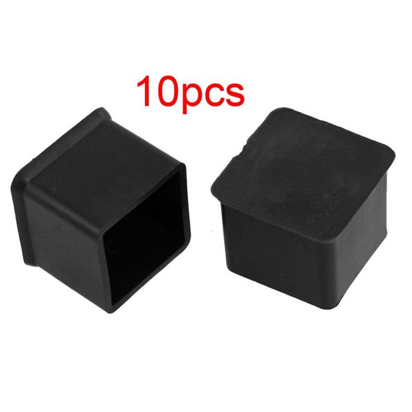 10-in-1 black square rubber feet 
10-in-1 black square rubber feet