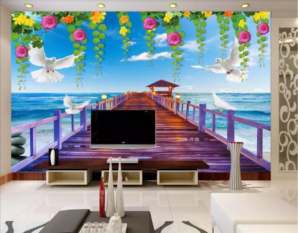 3d room wallpaper custom p non-woven murals maldives seaside wooden bridge landscape background wall painting wallpaper for walls 3 d
3d room wallpaper custom p non-woven murals maldives seaside wooden bridge landscape background wall painting wallpaper for walls 3 d
