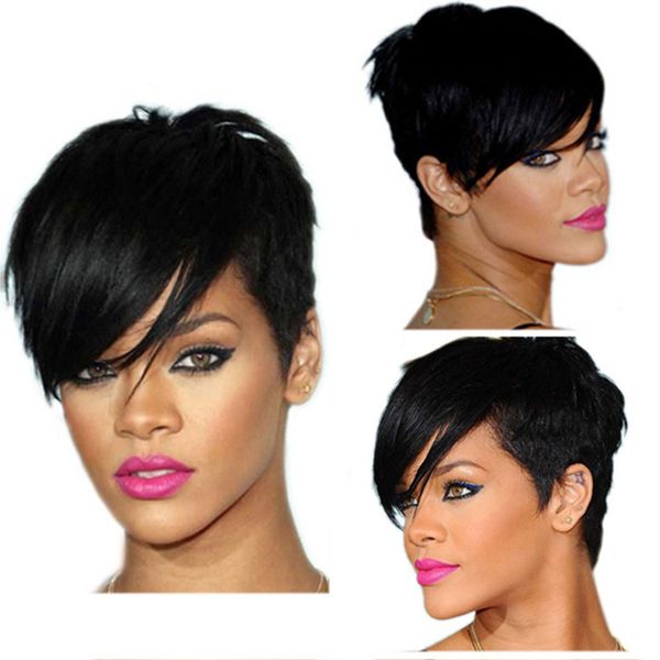 short cut synthetic wig pelucas simulation human hair wigs perruques de cheveux humains sw-wig-72, Black
short cut synthetic wig pelucas simulation human hair wigs perruques de cheveux humains sw-wig-72, Black
