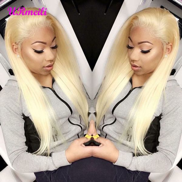 #613 blonde 13*4 lace front wig pre plucked with baby hair remy brazilian straight human hair full lace wigs 8-26 inches 150% density, Black;brown
#613 blonde 13*4 lace front wig pre plucked with baby hair remy brazilian straight human hair full lace wigs 8-26 inches 150% density, Black;brown