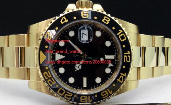 wristwatches ceramic bezel black dial gold gmt 116718 asia 2813 movement automatic mens men's watch watches, Slivery;brown
wristwatches ceramic bezel black dial gold gmt 116718 asia 2813 movement automatic mens men's watch watches, Slivery;brown