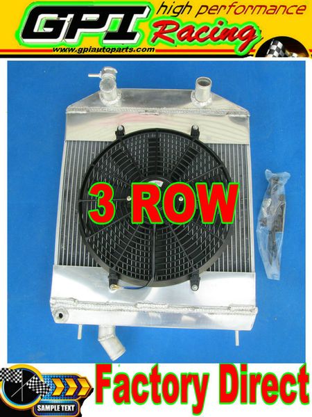 62mm 3rows aluminum radiator +shroud + fan for xk150 roadster dhc fhc1950s 1957-1960 1958 1959 60 59 58 57
62mm 3rows aluminum radiator +shroud + fan for xk150 roadster dhc fhc1950s 1957-1960 1958 1959 60 59 58 57