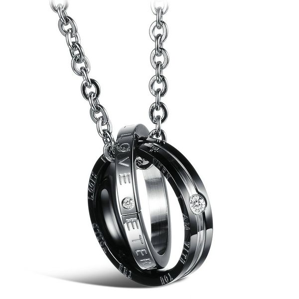 new fashion couple's silver pendant necklace with diamond stainless steel round charm necklaces women men love necklace jewelry
new fashion couple's silver pendant necklace with diamond stainless steel round charm necklaces women men love necklace jewelry