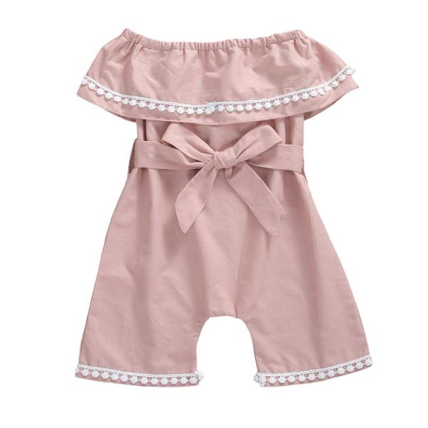 2020 baby girl summer rompers toddler kids girls solid off shoulder jumpsuit with bow belt outfits summer fashion clothes 1-5y, Blue
2020 baby girl summer rompers toddler kids girls solid off shoulder jumpsuit with bow belt outfits summer fashion clothes 1-5y, Blue