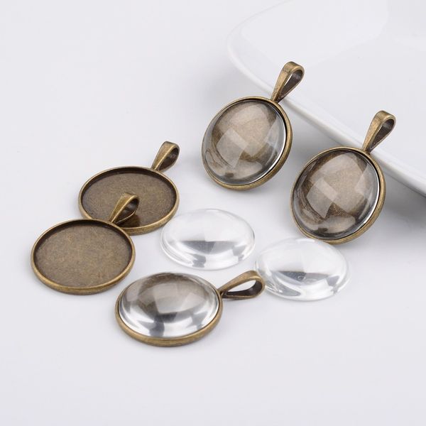 sea mew 40x26.5mm vintage antique bronze pendants round cabochon 25mm pendants necklaces base settings tray, Black
sea mew 40x26.5mm vintage antique bronze pendants round cabochon 25mm pendants necklaces base settings tray, Black