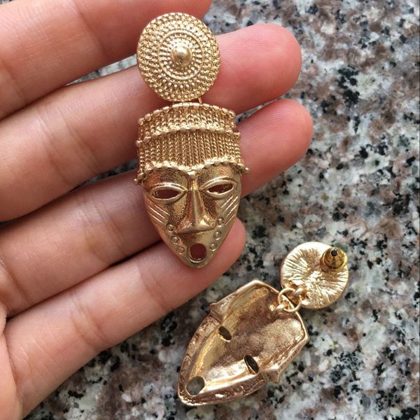 trendy fashion mask earrings for women charms new punk cool design vintage gold ethnic face earrings indian jewelry brincos, Silver
trendy fashion mask earrings for women charms new punk cool design vintage gold ethnic face earrings indian jewelry brincos, Silver