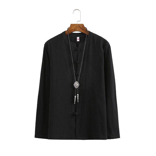 2019 spring men's chinese style casual brand long sleeve shirt man autumn casual shirts men clothing solid sa-8, White;black
2019 spring men's chinese style casual brand long sleeve shirt man autumn casual shirts men clothing solid sa-8, White;black