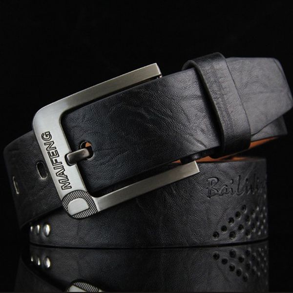 2019 leather men classic pin buckle mens belts belts & accessories belt luxury genuine punk rivet waist belt vintage metal embossing mens be, Black;brown
2019 leather men classic pin buckle mens belts belts & accessories belt luxury genuine punk rivet waist belt vintage metal embossing mens be, Black;brown