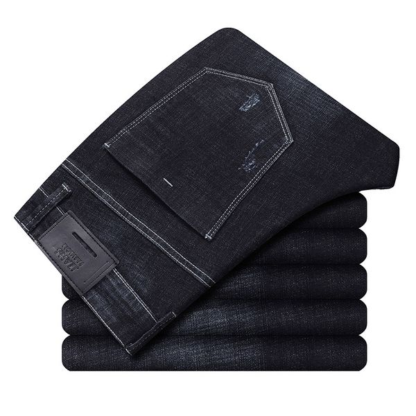 men's jeans black men fashion stretch denim cotton pants classic straight slim fit for vintage mens clothing, Blue
men's jeans black men fashion stretch denim cotton pants classic straight slim fit for vintage mens clothing, Blue