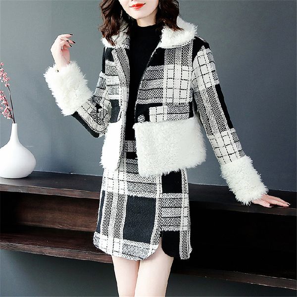 fashion skirt set women clothes 2 piece set women plaid coat and plaid mini skirt clothing sets ls153, White;black
fashion skirt set women clothes 2 piece set women plaid coat and plaid mini skirt clothing sets ls153, White;black