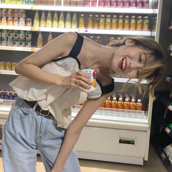 summer new fashion brand sweet korean style women's clothing sleeveless woman ruffles patchwork self-cultivation camis vest, White
summer new fashion brand sweet korean style women's clothing sleeveless woman ruffles patchwork self-cultivation camis vest, White