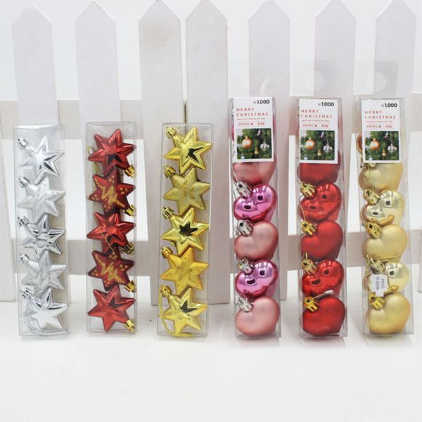 6pcs/lot new year decoration heart christmas tree ball bauble hanging xmas party ornament home supplies
6pcs/lot new year decoration heart christmas tree ball bauble hanging xmas party ornament home supplies