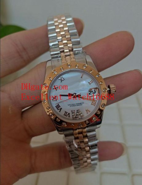 sell fashion ladies watches 31 mm 279161 279171 18k rose gold diamond bezel roman dial asian 2813 automatic mechanical ladies watch, Slivery;brown
sell fashion ladies watches 31 mm 279161 279171 18k rose gold diamond bezel roman dial asian 2813 automatic mechanical ladies watch, Slivery;brown