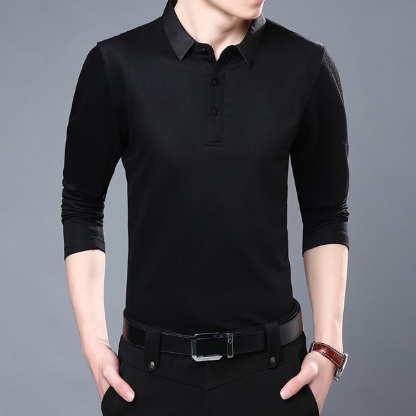 2018 brand turn down collar sweater fashion knit long-sleeved men's thin solid decorative hedge turn down collar men sweater mal, White;black
2018 brand turn down collar sweater fashion knit long-sleeved men's thin solid decorative hedge turn down collar men sweater mal, White;black