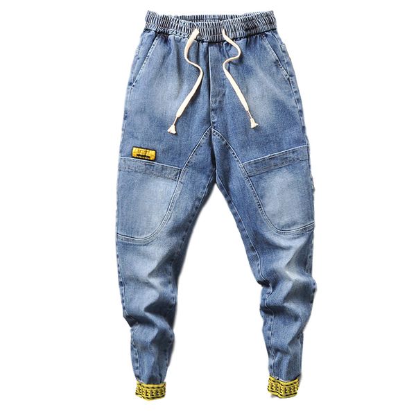 2020 men denim jeans men harem jeans pants male drawstring belt vintage trousers, Black
2020 men denim jeans men harem jeans pants male drawstring belt vintage trousers, Black