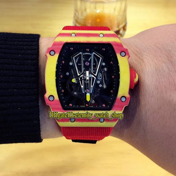 high version rm27-03 nadal skeleton dial red yellow tpt carbon fiber case japan miyota automatic rm 27-03 mens watch red nylon leather strap, Slivery;brown
high version rm27-03 nadal skeleton dial red yellow tpt carbon fiber case japan miyota automatic rm 27-03 mens watch red nylon leather strap, Slivery;brown