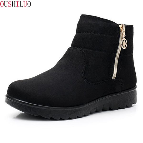 winter new mother fashion cotton shoes middle-aged cashmere warm snow boots large size pregnant women flat cotton boots, Black
winter new mother fashion cotton shoes middle-aged cashmere warm snow boots large size pregnant women flat cotton boots, Black