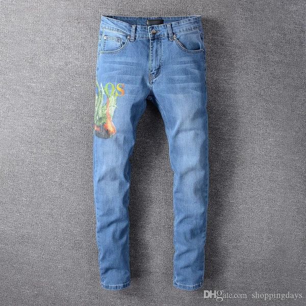 designer jeans distressed slim fit motorcycle biker denim for men hip hop mens jeans new ami, Blue
designer jeans distressed slim fit motorcycle biker denim for men hip hop mens jeans new ami, Blue