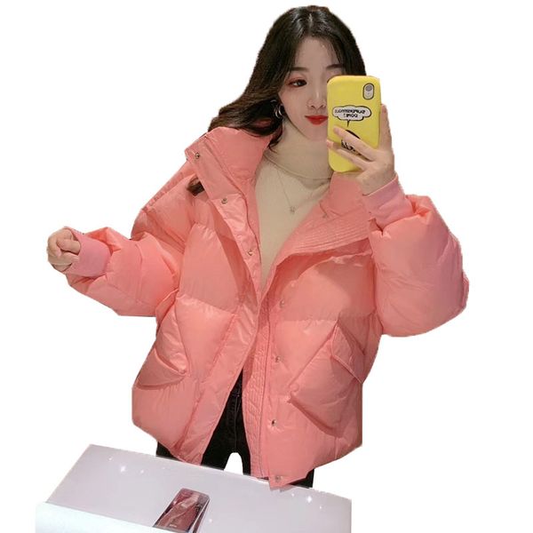 winter jacket down cotton parka women korean loose bread cotton coat female short glossy solid color parka women clothing t328, Black
winter jacket down cotton parka women korean loose bread cotton coat female short glossy solid color parka women clothing t328, Black