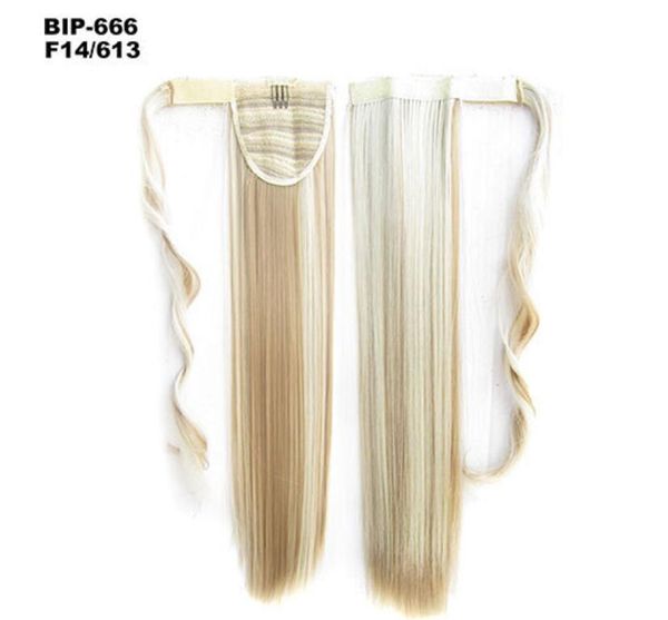 22inch 12 colors synthetic ponytail hair pieces heat resistant fiber straight ribbon clip in hair extension, Black
22inch 12 colors synthetic ponytail hair pieces heat resistant fiber straight ribbon clip in hair extension, Black