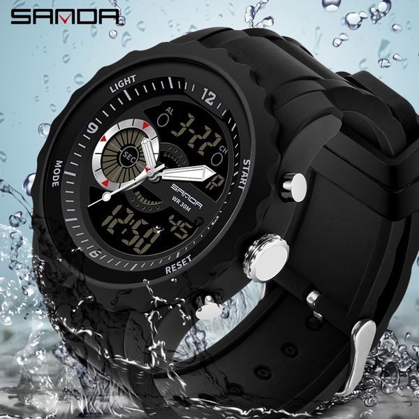 2019 sanda sport watch men waterproof electronic led digital wristwatch male clock silicone watch relogio masculino 769, Slivery;brown
2019 sanda sport watch men waterproof electronic led digital wristwatch male clock silicone watch relogio masculino 769, Slivery;brown