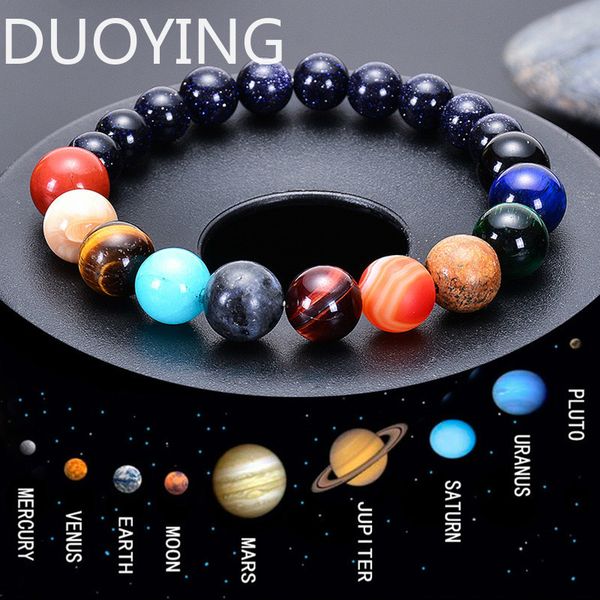 eight planets bead bracelet for men women natural stone beaded bracelet universe galaxy solar system planets bracelets, Black
eight planets bead bracelet for men women natural stone beaded bracelet universe galaxy solar system planets bracelets, Black