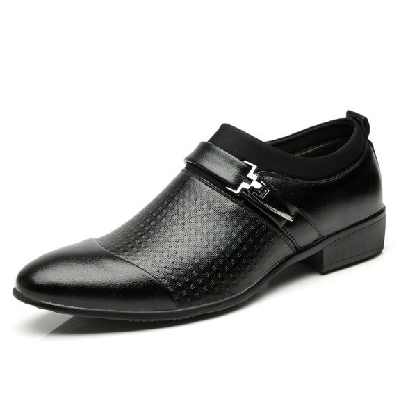 fashion oxford shoes for mens shoes metal decoration men formal shoes leather men dress loafers man slip on, Black
fashion oxford shoes for mens shoes metal decoration men formal shoes leather men dress loafers man slip on, Black